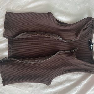 FASHION NOVA zip up top